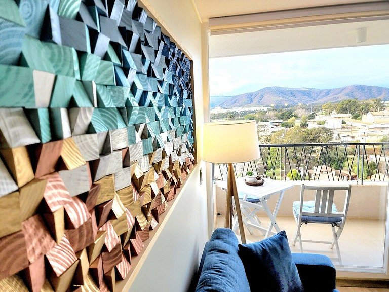 Premium new Apt/ Great beach view - 2B/2B Papudo