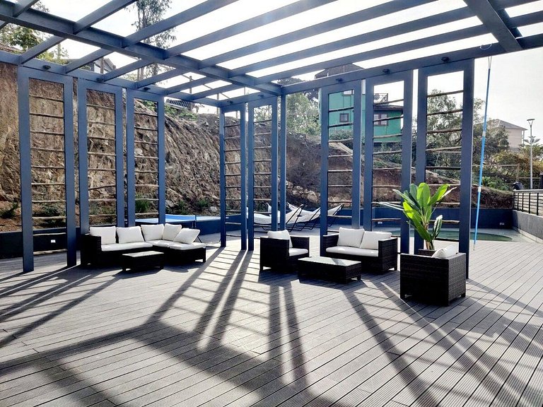 Premium new Apt/ Great beach view - 2B/2B Papudo