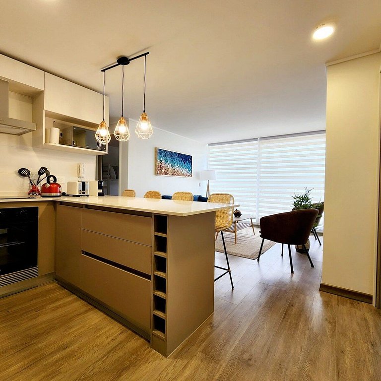 Premium new Apt/ Great beach view - 2B/2B Papudo