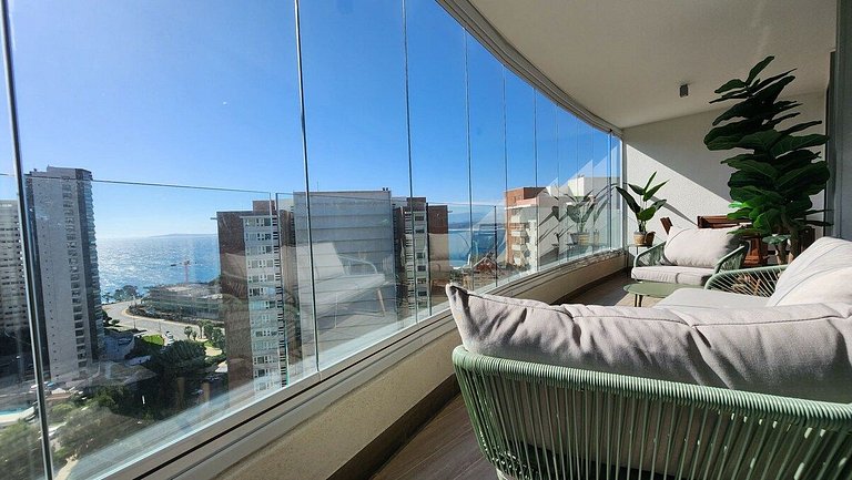 Espectacular Vista al mar/ 4 camas/ 100% equipado