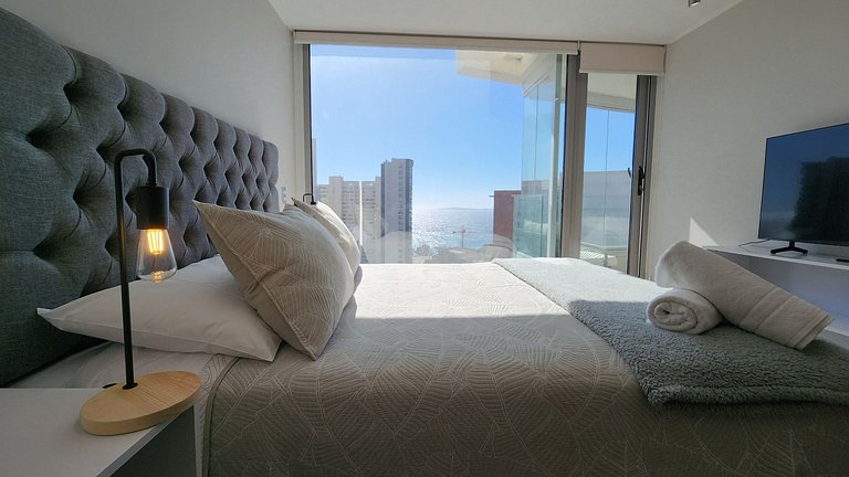 Espectacular Vista al mar/ 4 camas/ 100% equipado