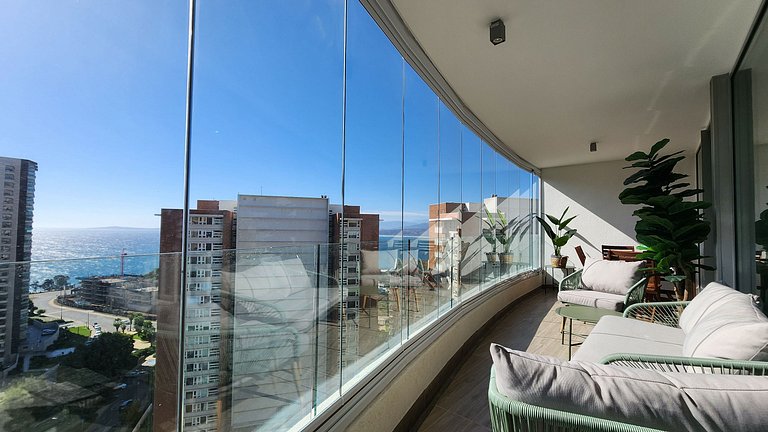 Espectacular Vista al mar/ 4 camas/ 100% equipado