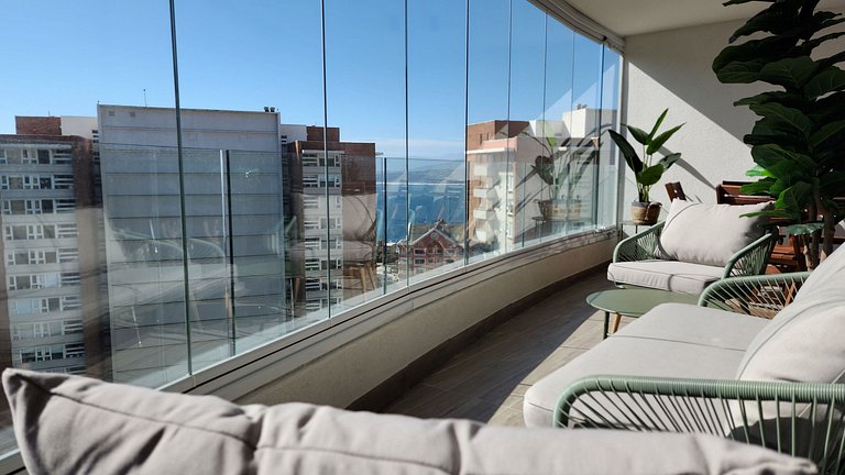 Espectacular Vista al mar/ 4 camas/ 100% equipado